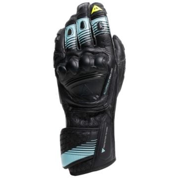 Dainese Fiero Metal Black Water Yellow Fluo Motorcycle Gloves