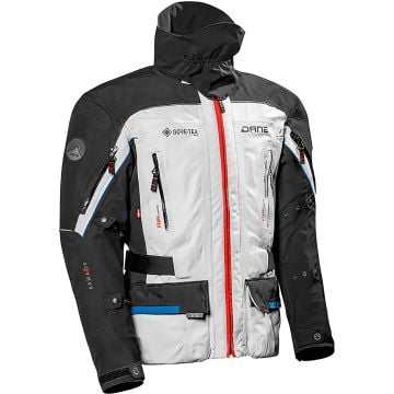 DANE Nimbus 2 Pro Grey Blue Waterproof Textile Jacket