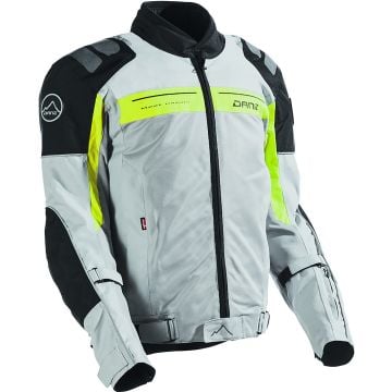 DANE Solrig Grey Black Yellow Textile Jacket