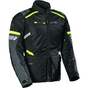 DANE Sundby Black Yellow Textile Jacket