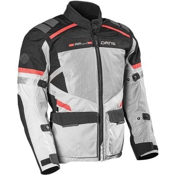 DANE Sundby Grey Black Red Textile Jacket