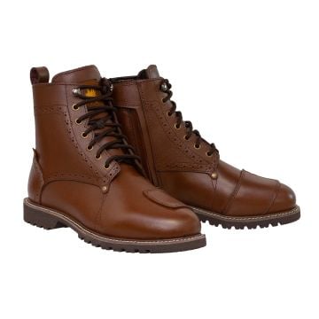Merlin Derby D3O® Waterproof Brown Motorcycle Boots