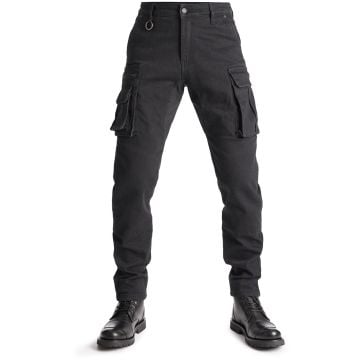 Pando Moto Desert Cargo Black Motorcycle Jeans