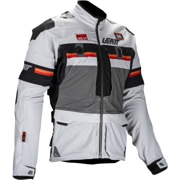 Leatt ADV Rally 5.5 Light Grey Dark Grey Black Textile Jacket