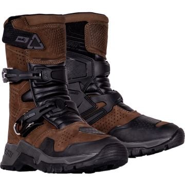 Leatt ADV HydraDri 7.5 Short Brown Waterproof Motorcycle Boots
