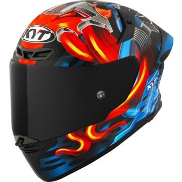 KYT TT-Revo Magnet Rot Blau Integralhelm