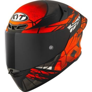 KYT TT-Revo Combustion Orange Integralhelm