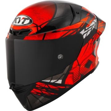 KYT TT-Revo Combustion Matt Rot Integralhelm