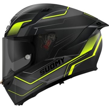 Suomy Speedstar 2 Visual Black Yellow Full Face Helmet