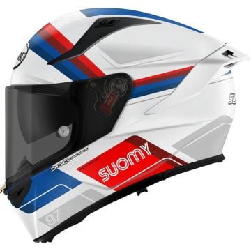 Suomy Speedstar 2 Vantage White Blue Full Face Helmet
