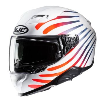 HJC F71 Zen White Blue Full Face Helmet