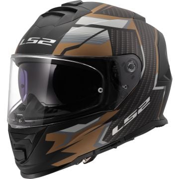LS2 FF800 Storm II Tracker Black Gold 06 Full Face Helmet