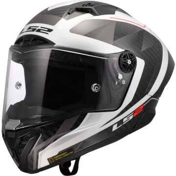 LS2 FF805 Thunder GP Aero Raute White Grey 06 Full Face Helmet