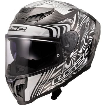 LS2 FF807 Dragon Enthum Silver Full Face Helmet