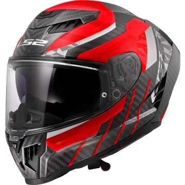 LS2 FF807 Dragon Trax Red Full Face Helmet