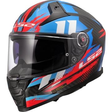 LS2 FF811 Vector II C Tantic Red Blue 06 Full Face Helmet