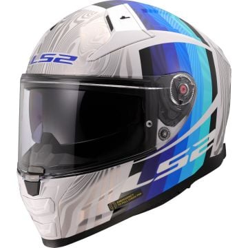 LS2 FF811 Vector II Freedom White Silver 06 Full Face Helmet