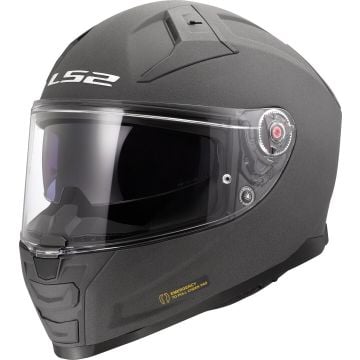 LS2 FF811 Vector II Solid Concrete 06 Full Face Helmet