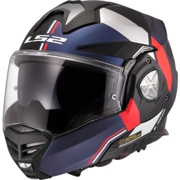 LS2 FF901 Advant X Ultra Blue Red 06 Modular Helmet