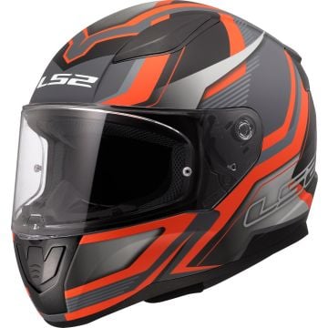 LS2 FF353 Rapid II Flitz Orange Grey 06 Full Face Helmet