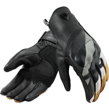 REV’IT! Redhill Ladies Black Ocher Yellow Gloves