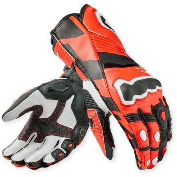 REV’IT! Jerez 4 Neon Red Black Gloves