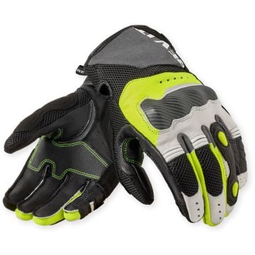 REV’IT! Blaze Light Grey Neon Yellow Gloves