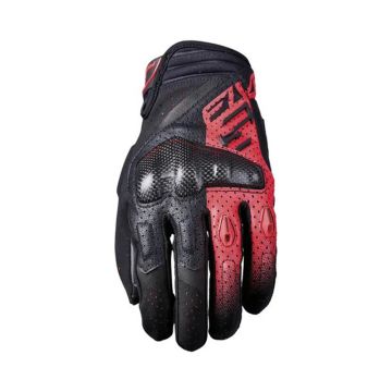 Five RSC Evo Gloves Black Red