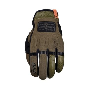 Five Scrambler Gloves Green Black
