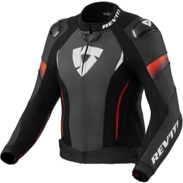 REV’IT! Xena 4 Pro Ladies Black Neon Red Jacket
