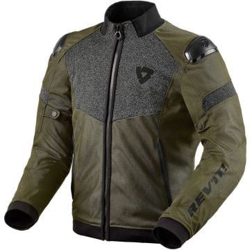 REV'IT! Action H2O Noir Dark Vert Blouson