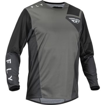 Fly Racing MX Jersey Kinetic Jet Grey Dark Grey Black