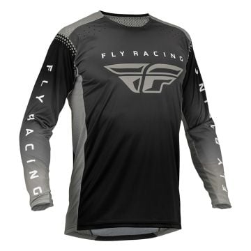 Fly Racing MX Jersey Lite Black Anthracite Grey