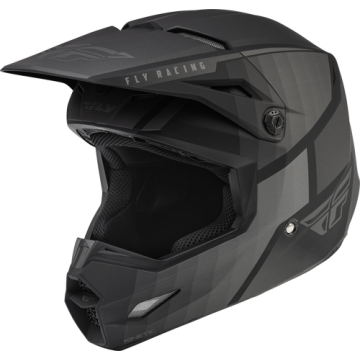 FLY Racing Youth Kinetic Drift Ece Helmet Black Charcoal Offroad Helmet