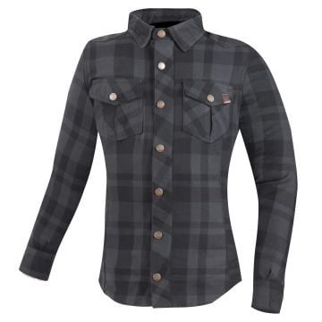 Bogotto Forgewood Ladies Black Grey Motorcycle Riding Shirt