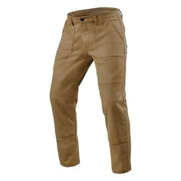 REV'IT! Pants Davis TF Dark Camel Motorcycle Jeans