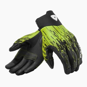 REV'IT! Spectrum Schwarz Neon Gelb Handschuhe