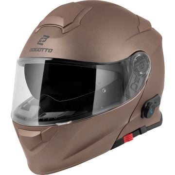 Bogotto H271 BT Bluetooth Helmet Brown 