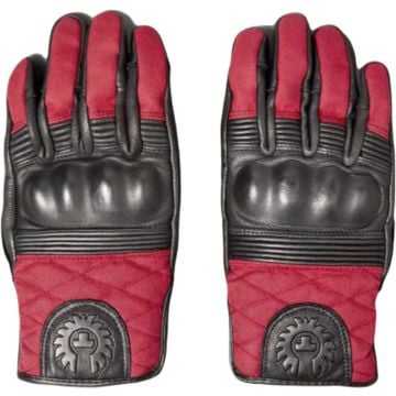 Belstaff Hampstead Black Red Gloves