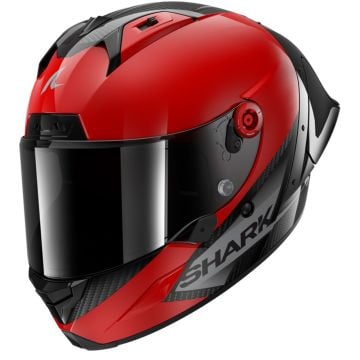 Shark Aeron-GP Blank SP DRA Carbon Red Anthracite Glossy Full Face Helmet