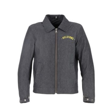 Helstons Garage Cotton Jacket Denim Blue   