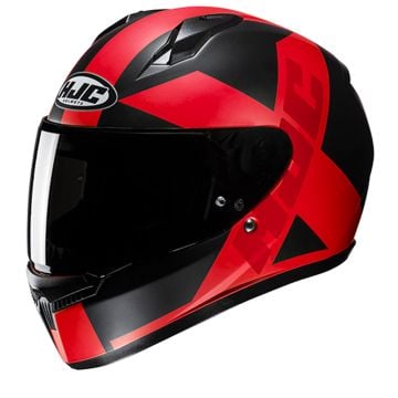 HJC C10 Tez Black Red Full Face Helmet