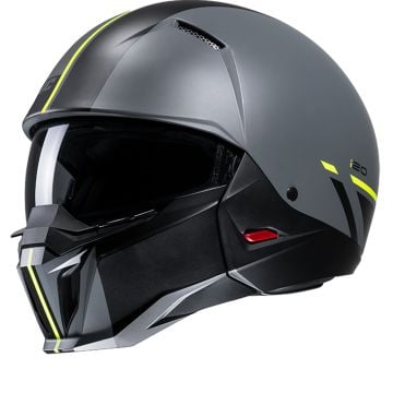 HJC I20 Batol Grey Yellow MC3HSF Open Face Helmet