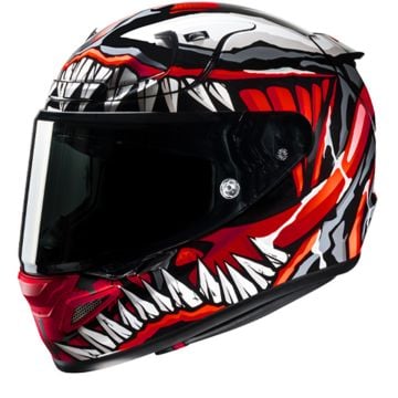 HJC RPHA 12 Maximized Venom Marvel Red Black Full Face Helmet