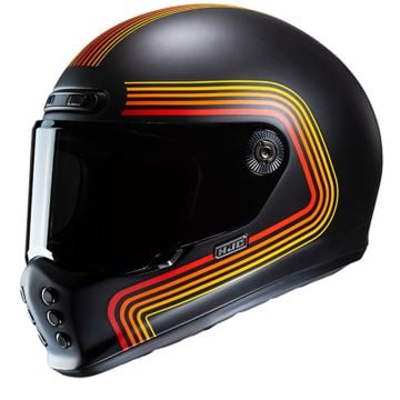 HJC V10 Foni Black Red Full Face Helmet