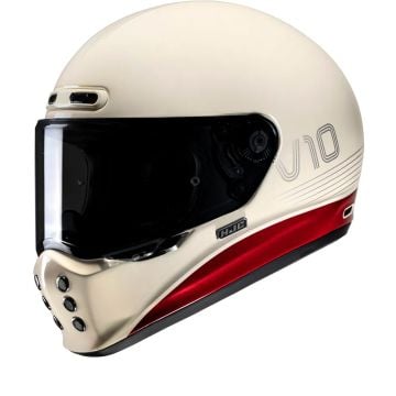 HJC V10 Tami Beige Rot Mc1 Integralhelm