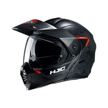 HJC C80 Bult Black Red Adventure Helmet