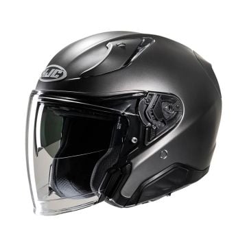 HJC RPHA 31 Flat Grey Semi Flat Titanium Jet Helmet