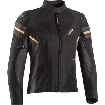 Ixon Ilana Evo Black Anthracite Gold Ladies Textile Motorcycle Jacket