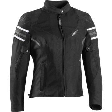 Ixon Ilana Evo Black White Ladies Textile Motorcycle Jacket